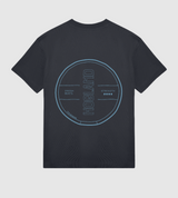 Snus T-Shirt (Off Black & Soft Blue)